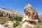 Beautiful view of Zelve open air museum, Cappadocia