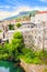 Beautiful views of the historic architecture of Mostar, Bosnia and Herzegovina