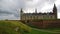 Beautiful views of Kronborg castle in the suburbs of Copenhagen in Elsinore cloud cool day