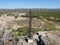 Beautiful views of the Sanctuary of the Virgen de la Cabeza in AndÃºjar, Andalusia