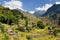 Beautiful villagewith mount Dhaulagiri