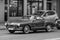 Beautiful vintage car Volkswagen Karman Ghia driving