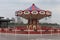 Beautiful vintage merry go round for kids in attraction park