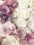 Beautiful vintage Rose background. white, pink, purple, violet, cream color bouquet flower. Elegant style floral.