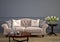 Beautiful vintage sofa. 3d rendering