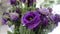 Beautiful violet rose flowers bouquet