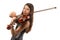 Beautiful violinist