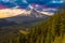 Beautiful Vista of Mount Hood in Oregon, USA.