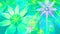 Beautiful vivid shining modern flower background in green,pink,purple,yellow colors