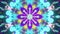 Beautiful vj loop trippy visual background music audiovisual virtual flower futuristic psychedelic abstract mandala kaleidoscope