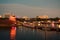 Beautiful volcano scene reflecting in the water at Lake Buena Vista.