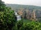 Beautiful wallpaper of Rajdari waterfall in Varanasi, Landscape view of dangerous waterfall from very high.