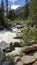 Beautiful Waterfall in the Canadian Rockies