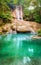 Beautiful waterfall at Erawan national park, Thailand