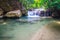 Beautiful Waterfall, Erawan National Park, Thailand