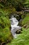 Beautiful waterfall, Glendalough, Ireland