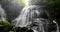 Beautiful waterfall in Great Smoky Mountains National Park