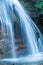 Beautiful waterfall Jur-Jur in the Crimea in the evening.