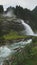 Beautiful waterfall of Kriml in Tirol in Austria in the Alps