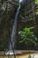 Beautiful waterfall in the middle of the Amazon rainforest