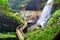 Beautiful waterfall in Nantou, Taiwan