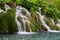 Beautiful Waterfall park at Croatia Lake National Park