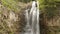 Beautiful waterfall among the rocks in the center of Tbilisi