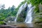Beautiful waterfall stream at Khlong-Lan National Park