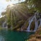 A beautiful Waterfalls of Tamasopo san luis potosi mexico