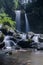 Beautiful waterfalls in tropical forests