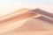 Beautiful wavy colorful sand dunes background, desert landscape under the beautiful sky, Adventure in dream land concept