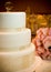 beautiful wedding cake with nice decoration