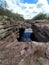 Beautiful well in the trail for the Buracao Waterfall, in Chapada Diamantina, state of Bahia-Brasil/Brazil.