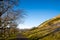 Beautiful Welsh landscape around Llangollen and Castell Dinas Bran, Wales