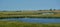 Beautiful wetlands of Hamden Slough on the Detroit Lakes in Audubon, Becker County, Minnesota