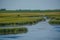 Beautiful wetlands of Hamden Slough on the Detroit Lakes in Audubon, Becker County, Minnesota