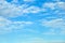 Beautiful white fluffy clouds in blue sky for background picture