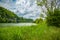 Beautiful Wichelsee, small lake close to Luzern in Switzerland