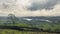 Beautiful wide vista landscape image of English countryside in Peak District National Park late afternoon early Autumn