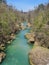 Beautiful and wild canyon: Erlaufklamm in Lower Austria. Austria.