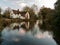 Beautiful willy lotts cottage autumn long exposure blurred water