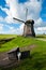 Beautiful windmill landscape in the Netherlands