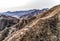 Beautiful winter aerial drone view of Great Wall of China Mutianyu section near Bejing