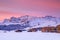 Beautiful Winter at Alpe di Siusi, Seiser Alm - Italy - Holiday background for Christmas