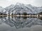 Beautiful winter day, lake Almsee, Austria