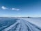 Beautiful Winter landscape of north Sweden