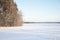 beautiful winter landscape snow-covered forest nature journey