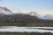 Beautiful Winter sunrise landscape image of Mount Snowdon and ot