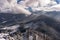 A beautiful winter view from Nosal. Tatra Mountains.