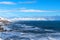 Beautiful winter view of picturesque Atlantic Ocean in Iceland